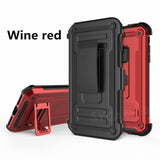 SYCASE new armor back clip bracket mobile case For iPhone X Xr Xs Max 360 all-inclusive anti-fall For iPhone 6 6s 7 8 Plus cover
