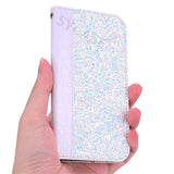 SYCASE stitching sequins flash flip Holster For Samsung Galaxy S8 plus S9 Plus Note9 case Personality Crocodile leather cover Ms