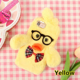 SYCASE winter plush eyes duck phone case For LG G6 G7 V30 cute cartoon All Inclusive Drop protection cover For girl