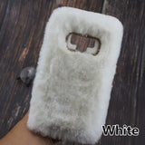 SYCASE winter rabbit plush mobile phone case For Samsung Note5 Note8 C5 C7 C9 Pro fashion all-inclusive fall protection cover