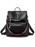 Retro PU Women's Backpack