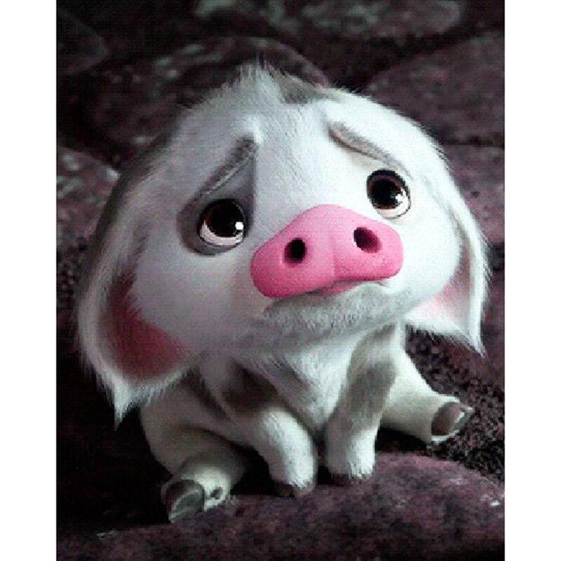 F&S Diamond Painting Store Sad Pig