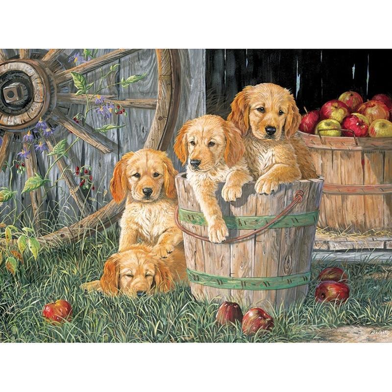 F&S Diamond Painting Store Puppies In The Bucket