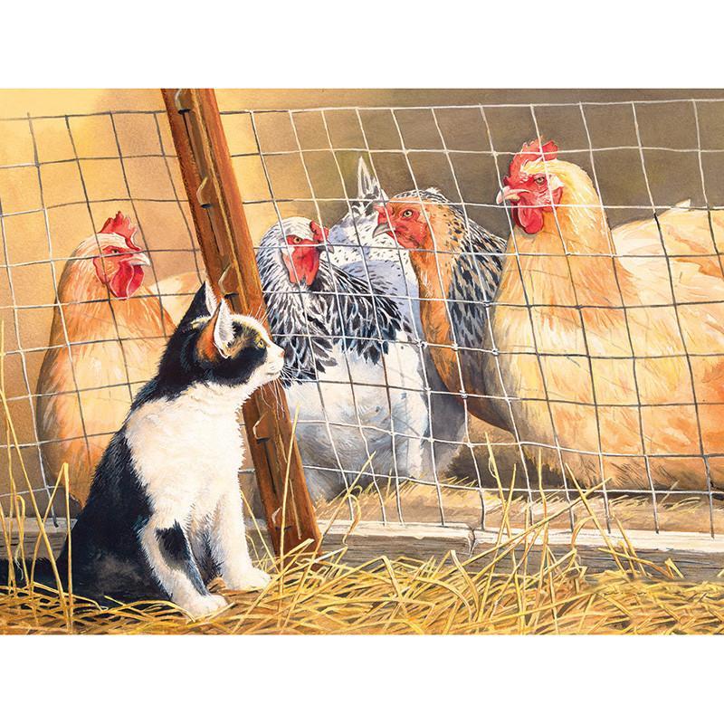 F&S Diamond Painting Store Contact With Cats And Chickens