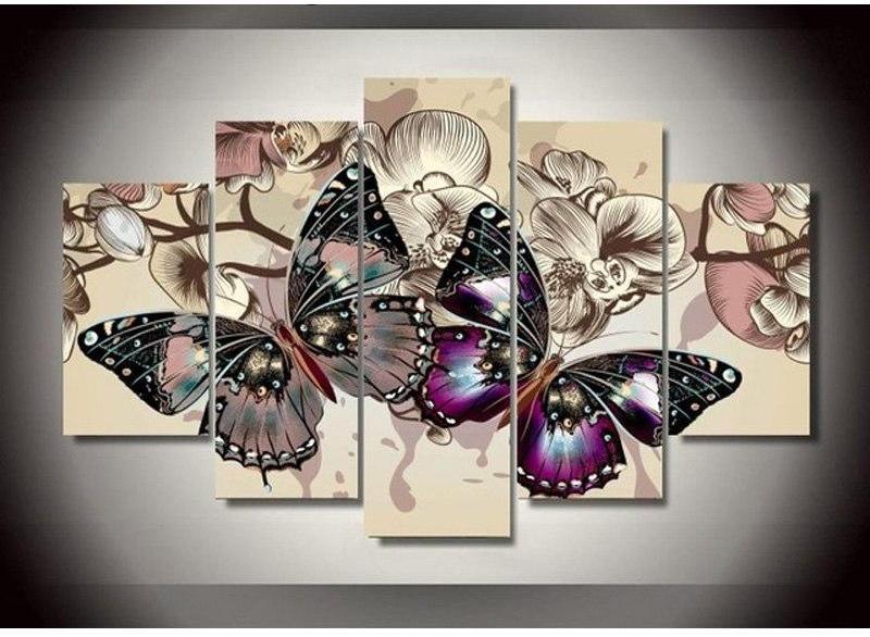 F&S Diamond Painting Store 5 Li¨¨ge Butterflies Black