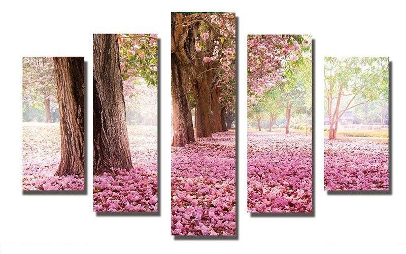 F&S Diamond Painting Store 5 Li¨¨ge Trees Pink Leaves