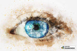 F&S Diamond Painting Kit Aqua Eyes