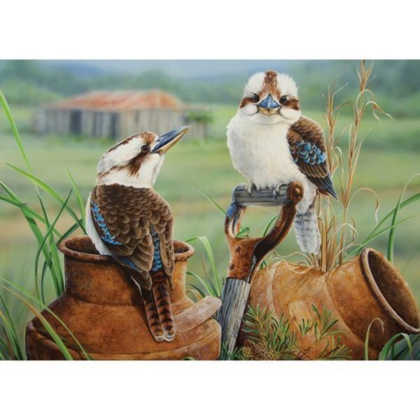 F&S Diamond Painting Store Birds on Jars
