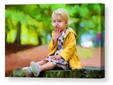 F&S Gift Store Customized Girl kid oil Painting from your Digital Photo