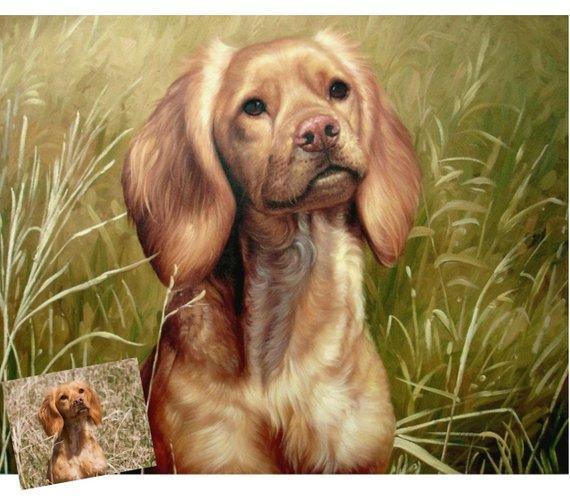Personalized Oil Painting From Photos, handcraft art on Canvas-Show Case JTO101565-36