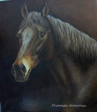 F&S Gift Store Custom HORSE PORTRAIT Large size horse painting Original Oil PAINTING on canvas, Animal Art from photos Equestrian Fine Art Commision