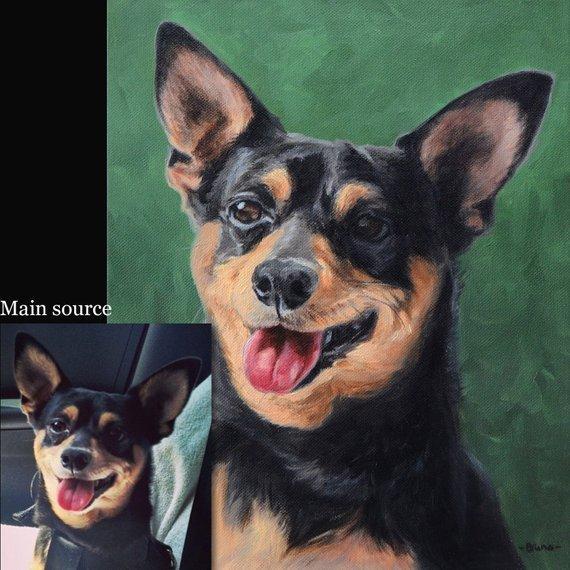 Personalized Oil Painting From Photos, handcraft art on Canvas-Show Case MFI101257-12