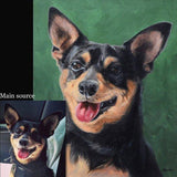 Personalized Oil Painting From Photos, handcraft art on Canvas-Show Case MFI101257-12