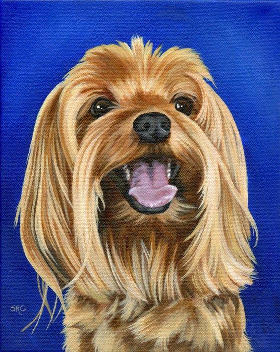 F&S Gift Store Original Custom Pet Portrait, 8x 10, Pet Painting, Dog Painting in Oil, Dog Portrait, Animal Art, Custom Painting from Photo