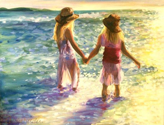 F&S Gift Store Custom Order for BEACH PAINTING COMMISSION | Original Oil Paintings made to order by Cecilia Rosslee