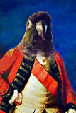 F&S Gift Store The General - Custom Pet Portraits - Dog Portraits and Cat Portraits - Digital personalized portrait painting using your pets Photo