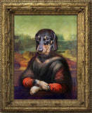 F&S Gift Store Mona Lisa - Pet Portrait - Custom Renaissance Pet Dog/Cat Portraits - Digital personalized portrait painting using your Pet's Photo