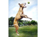 F&S Gift Store Custom Pet Portrait - Pet Portraits - Oil Painting - Original Oil Painting - Animal Art - Art - 11x14