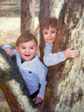 Personalized Oil Painting From Photos, handcraft art on Canvas-Show Case OFK100424-36