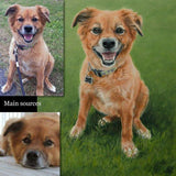 Personalized Oil Painting From Photos, handcraft art on Canvas-Show Case CFE102268-24