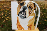 F&S Gift Store custom pet painting, custom pet portrait painting, custom dog painting, custom dog portrait painting, custom pet portrait, dog painting