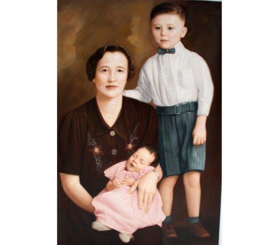 Personalized Oil Painting From Photos, handcraft art on Canvas-Show Case HKR100249-24