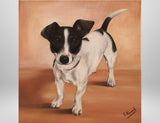F&S Gift Store Custom, dog portrait, custom, personalized portrait, animal portraits, paintings after your personal photo template.