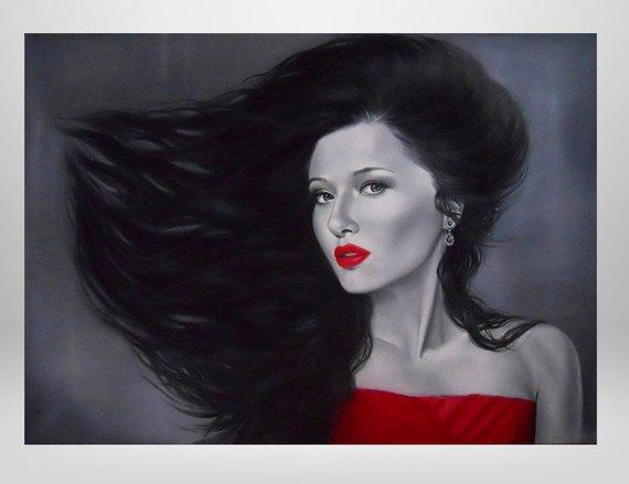 Personalized Oil Painting From Photos, handcraft art on Canvas-Show Case FGB101024-24