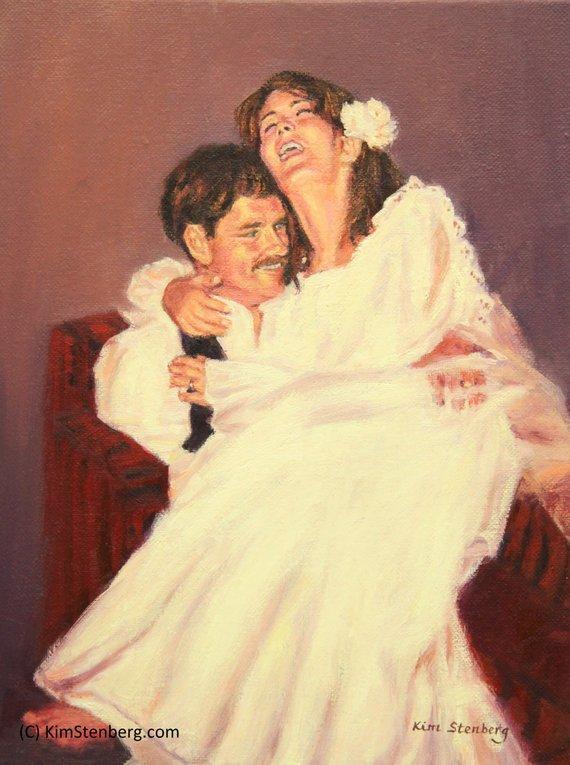 Personalized Oil Painting From Photos, handcraft art on Canvas-Show Case KJG102578-36