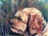 F&S Gift Store Pet Portrait, Pet Painting, Pet/animal Art, Dog Portrait, Customizable original art, Art, cocker spaniel, Dog Lover Art, Cockapoo Portrait
