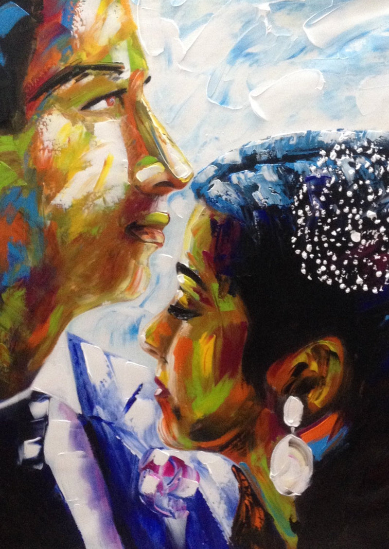 Personalized Oil Painting From Photos, handcraft art on Canvas-Show Case DMO101996-20