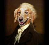 F&S Gift Store Alexander Hamilton - Pet Portrait - Custom Renaissance Pet Dog/Cat Portraits - Digital personalized portrait painting using your Pet's Photo