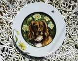 F&S Gift Store Custom pet portrait. dog portrait, cat portrait, oil, acrylic on canvas, porcelain plates, animals by Lana Arkhi
