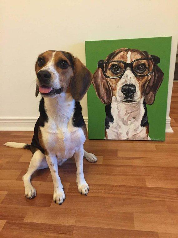 Personalized Oil Painting From Photos, handcraft art on Canvas-Show Case QGN101132-24