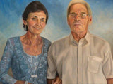 Personalized Oil Painting From Photos, handcraft art on Canvas-Show Case FPS100888-48