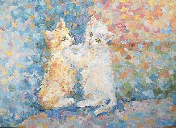 Personalized Oil Painting From Photos, handcraft art on Canvas-Show Case EPM100498-24