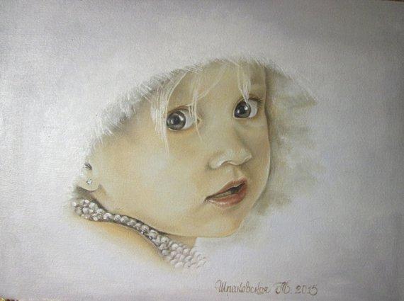 Personalized Oil Painting From Photos, handcraft art on Canvas-Show Case ISH102368-24