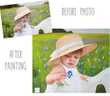 F&S Gift Store Children Custom Portrait-oil painting-custom portrait from photo-custom portrait painting-commission portrait-child portrait-Custom ETSY