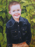 F&S Gift Store Custom portrait-custom oil painting-oil painting-custom child portrait-custom painting from photo-personalized portrait- oil portrait-ETSY
