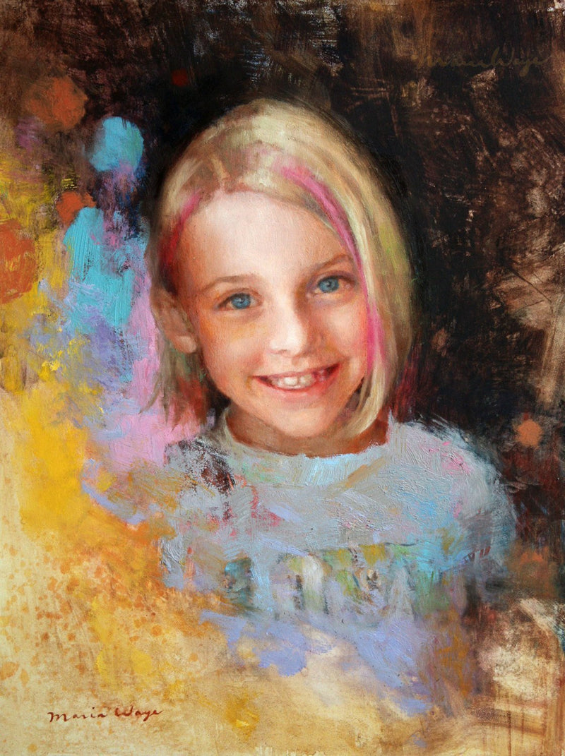 Personalized Oil Painting From Photos, handcraft art on Canvas-Show Case FJS101477-24