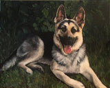 F&S Gift Store 18"x24" Custom Pet Portrait - dog portrait - custom painting - dog lover - fine art portrait