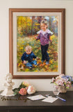 Personalized Oil Painting From Photos, handcraft art on Canvas-Show Case EBM101325-24