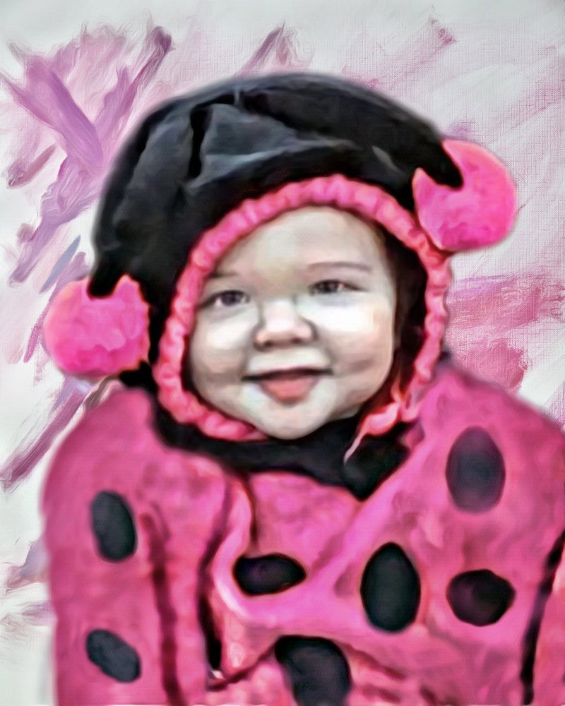 Personalized Oil Painting From Photos, handcraft art on Canvas-Show Case REL102007-12