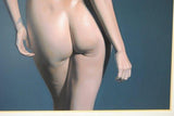 F&S Gift Store Nude portrait, Portrait from photo, Canvas painting, Hyperrealism , Ready to hang, Certificate attached, Erotic Art, 31.5 x23.6 in
