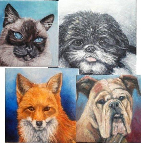 Personalized Oil Painting From Photos, handcraft art on Canvas-Show Case JDI102482-20