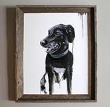F&S Gift Store CUSTOM Pet Paintings, custom dog painting, custom pet portrait, custom pet painting, custom dog portrait, pet portrait custom painting