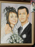 Personalized Oil Painting From Photos, handcraft art on Canvas-Show Case MKL101778-24