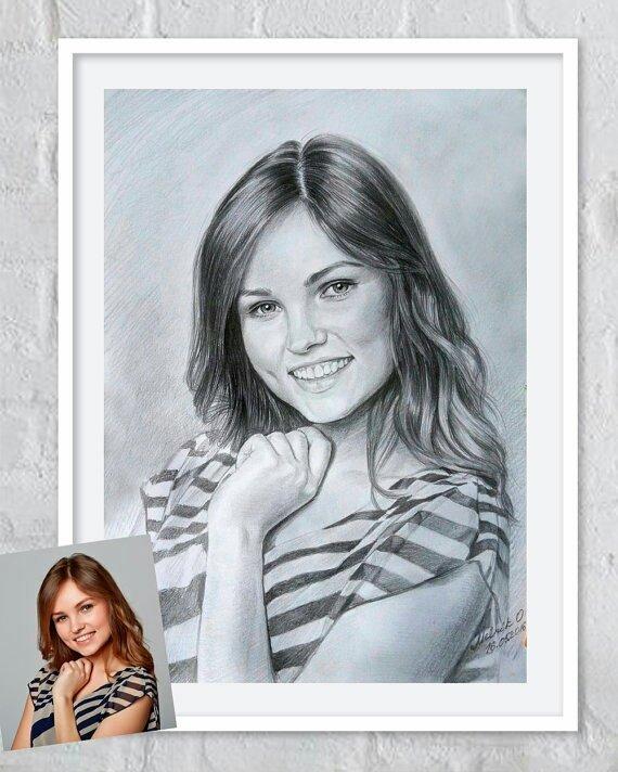 Personalized Oil Painting From Photos, handcraft art on Canvas-Show Case PSD102170-24