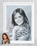 F&S Gift Store Pencil Portrait Portrait from photo portrait drawing Pencil Drawing portrait child portrait custom portrait oil painting portrait couple