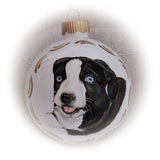 F&S Gift Store Dog portrait painting - custom dog portrait on 4 inch Christmas ornaments